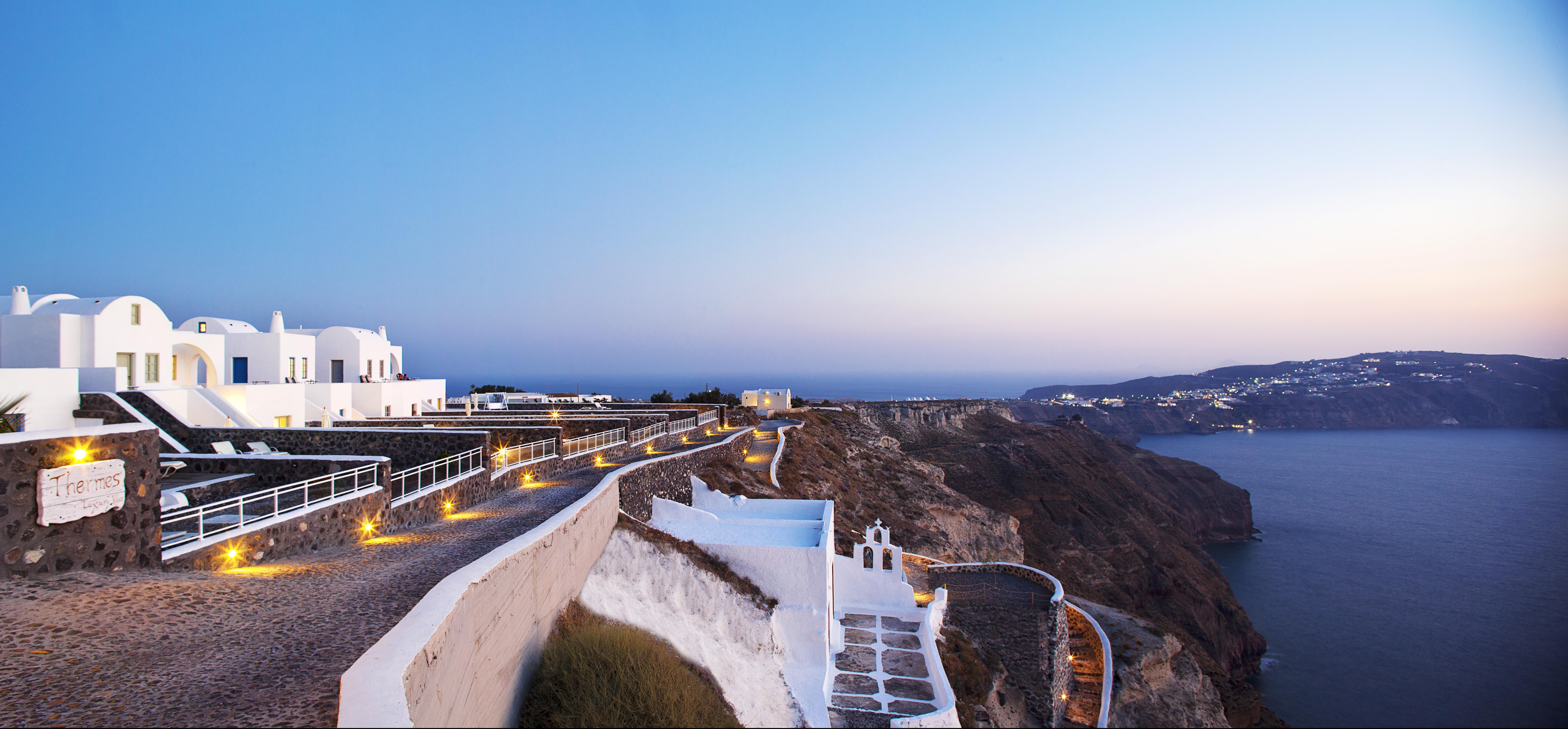 Thermes Luxury Villas And Spa (Adults Only) Megalochori  Exteriör bild
