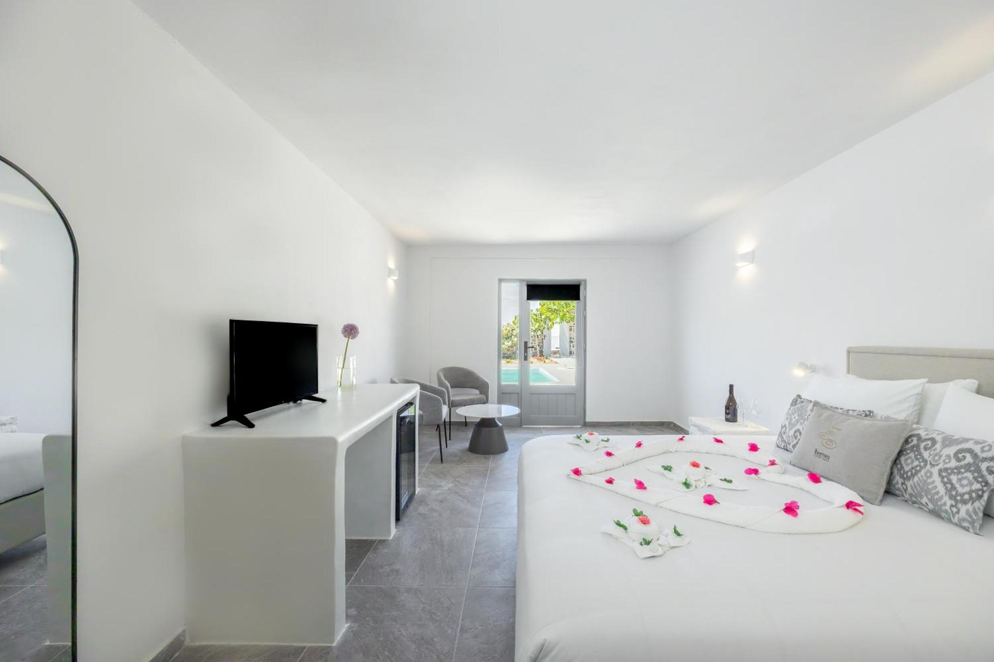 Thermes Luxury Villas And Spa (Adults Only) Megalochori  Exteriör bild