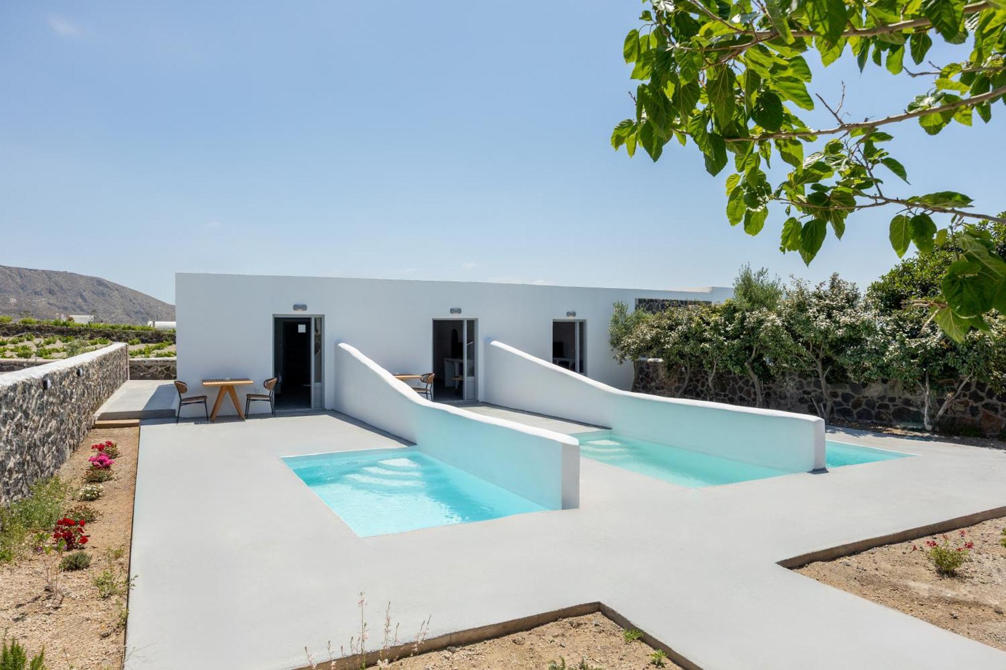 Thermes Luxury Villas And Spa (Adults Only) Megalochori  Exteriör bild