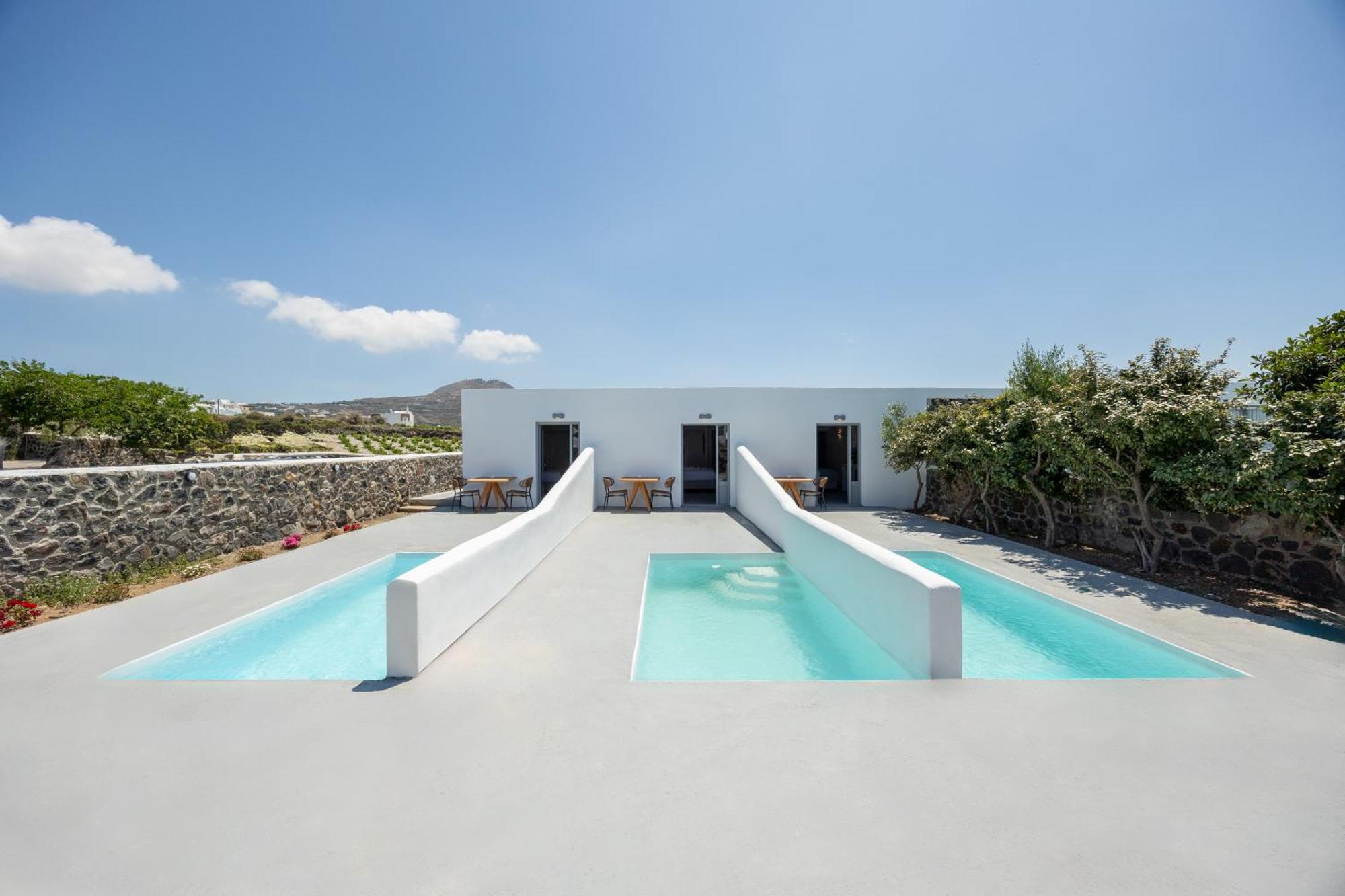 Thermes Luxury Villas And Spa (Adults Only) Megalochori  Exteriör bild