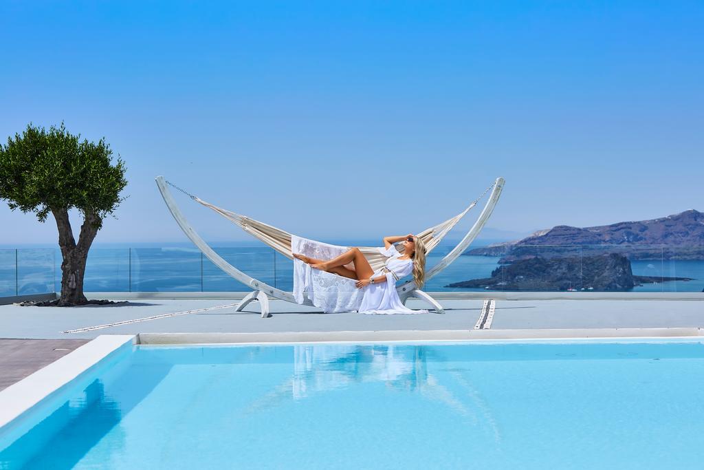 Thermes Luxury Villas And Spa (Adults Only) Megalochori  Exteriör bild